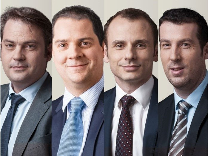 Emmanuel Eon, Sebastien Boulard, Yan Trichard, et Emmanuel Tissier, UI Investissement Emmanuel Eon, Sebastien Boulard, Yan Trichard, et Emmanuel Tissier, UI Investissement